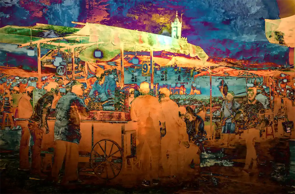 4 Yvonne Winterer Strassenkultur Marokko Marrakesch Exhib