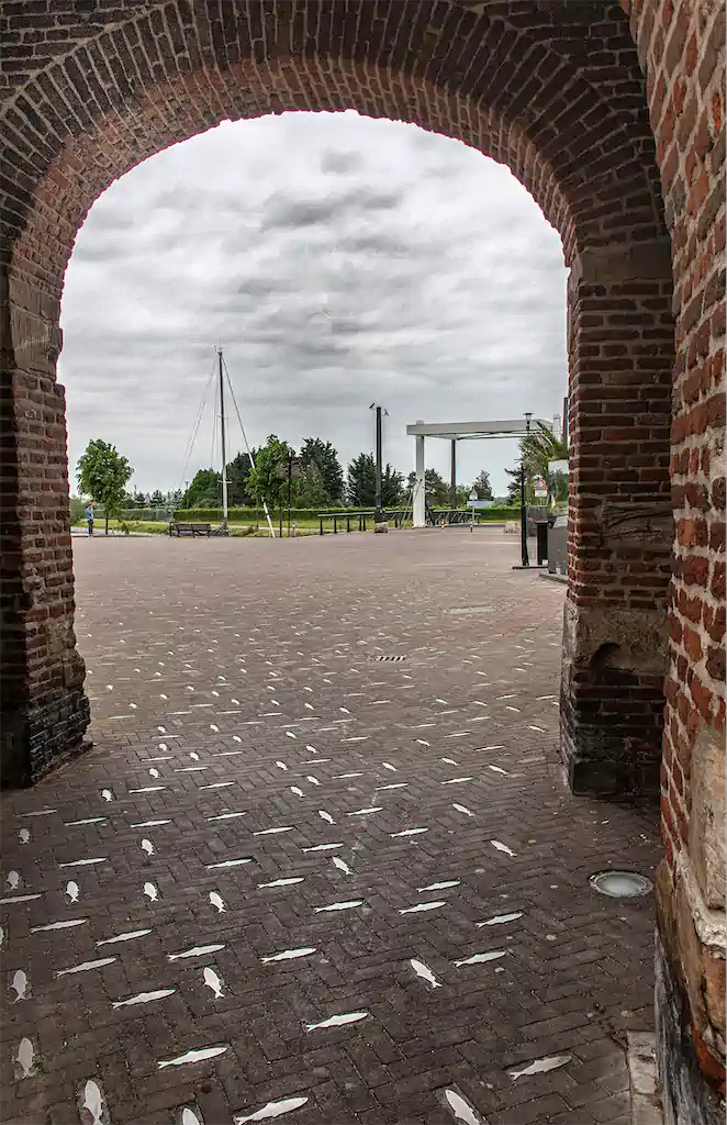 6 Vera Wiehe Vischpoort, Stadttor 14. Jhd. Harderwijk Erbe 1024h 30